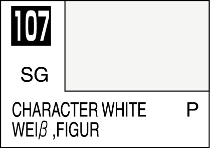 Mr. Hobby Mr. Colour - 107 - Character White 10ml Acrylic Model Paint