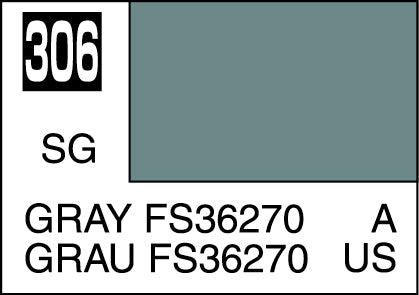 Mr. Hobby Mr. Colour - 306 - Gray FS36270 10ml Acrylic Model Paint