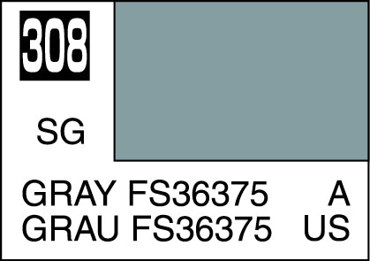 Mr. Hobby Mr. Colour - 308 - Gray FS36375 10ml Acrylic Model Paint