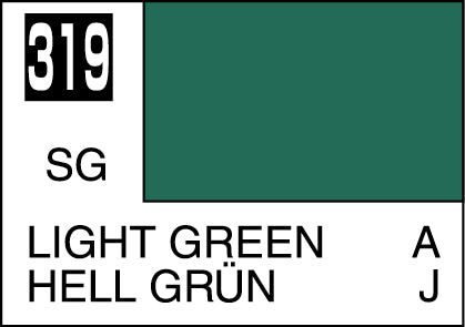 Mr. Hobby Mr. Colour - 319 - Light Green 10ml Acrylic Model Paint