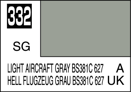 Mr. Hobby Mr. Colour - 332 - Light Aircraft Greey 10ml Acrylic Model Paint