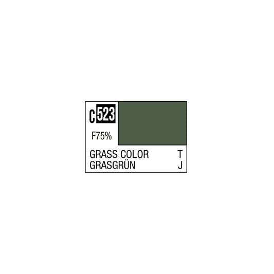 Mr. Hobby Mr. Colour - 523 - Grass Color 10ml Acrylic Model Paint