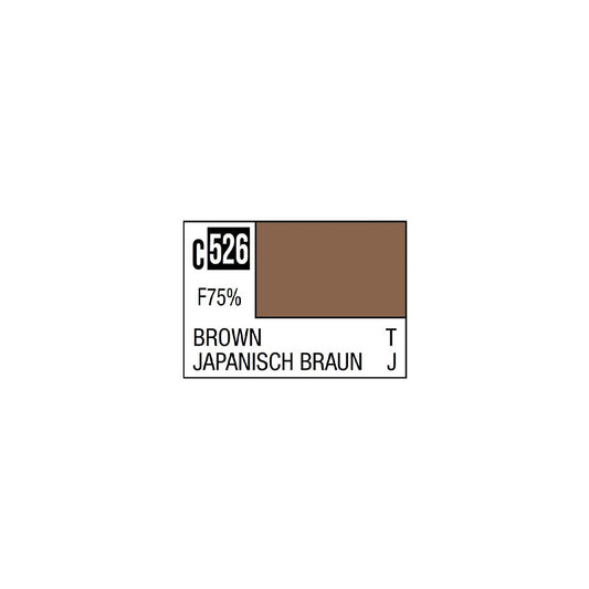 Mr. Hobby Mr. Colour - 526 - Brown 10ml Acrylic Model Paint
