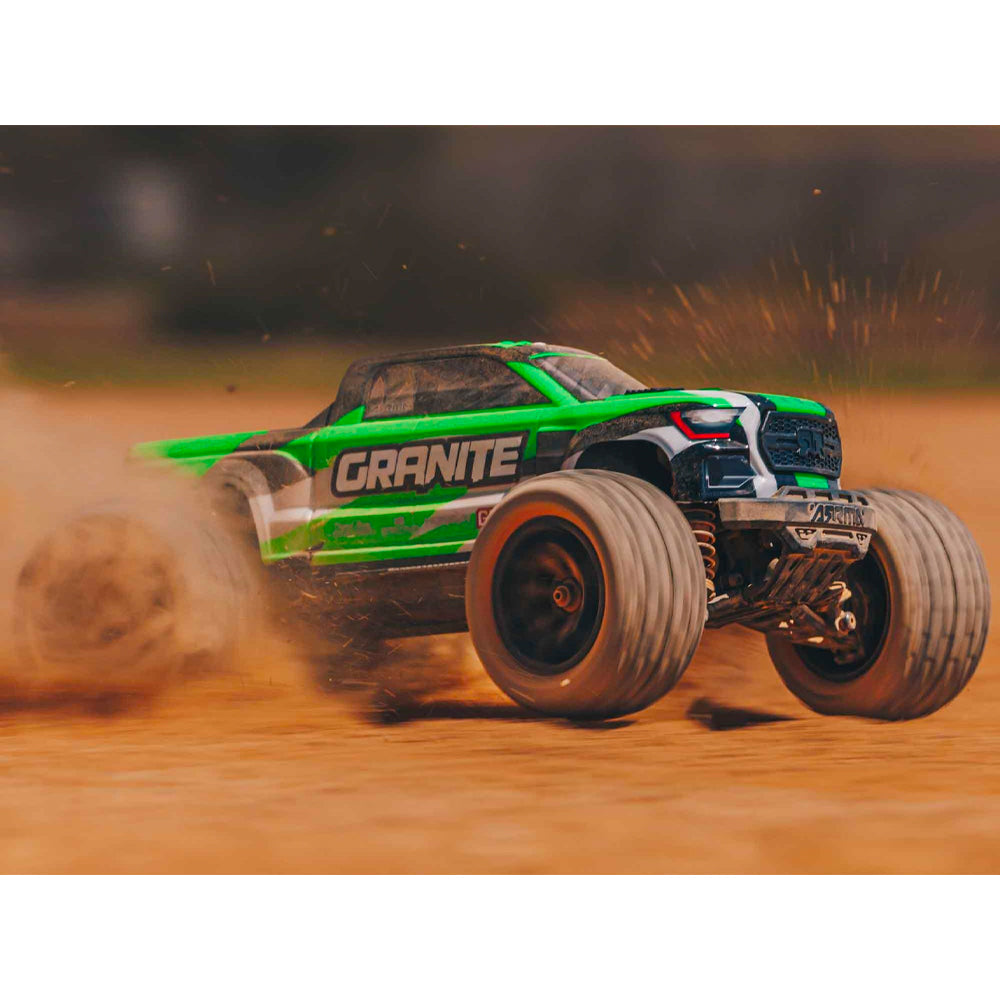 Arrma Granite GROM MT 4WD 1:18 RTR RC Car - Green ARA2102T3