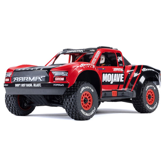 Arrma Mojave GROM MEGA 380 Brushed 4x4 1:18 RTR Desert Truck - Red