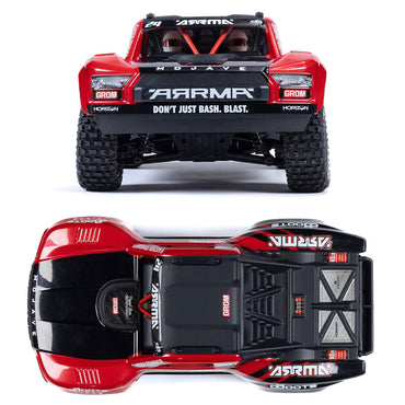 Arrma Mojave GROM MEGA 380 Brushed 4x4 1:18 RTR Desert Truck - Red