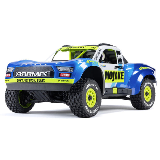 Arrma Mojave GROM MEGA 380 Brushed 4x4 1:18 RTR Desert Truck - Blue