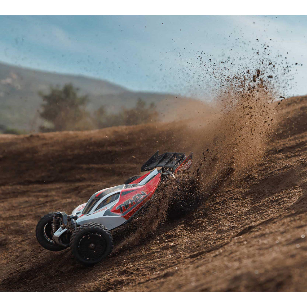 Arrma Typhon GROM 4WD Smart 2S RTR 1:18 RC Buggy - Red