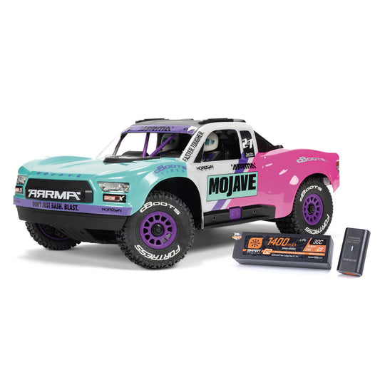 Arrma Mojave GROM 223S BLX 4X4 2S/3S 1:18 RTR Truck w/Battery & Charger - Pink