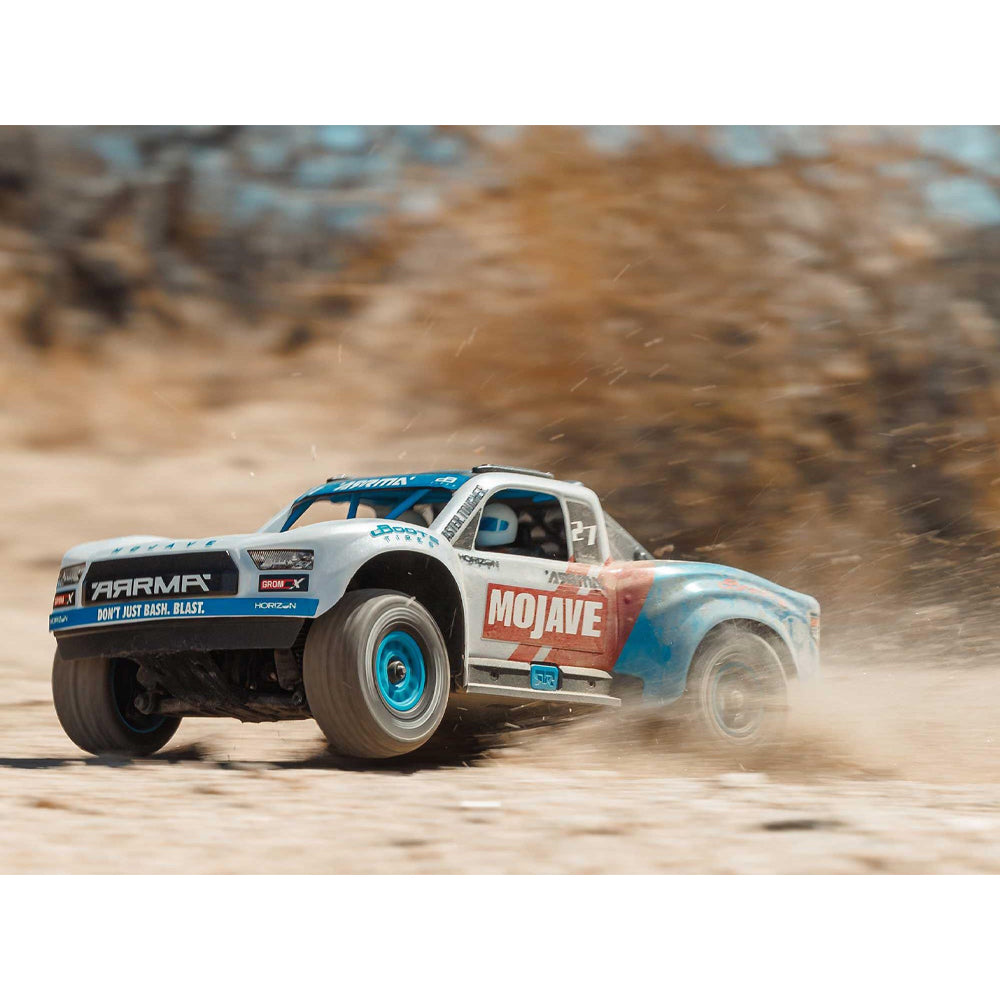 Arrma Mojave GROM 223S BLX 4X4 2S/3S 1:18 RTR Truck w/Battery & Charger - White
