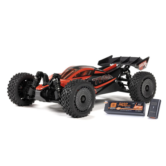 Arrma Typhon GROM 223S BLX 4X4 2S/3S 1:18 RTR Buggy w/Battery & Charger - Red
