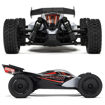 Arrma Typhon GROM 223S BLX 4X4 2S/3S 1:18 RTR Buggy - Silver