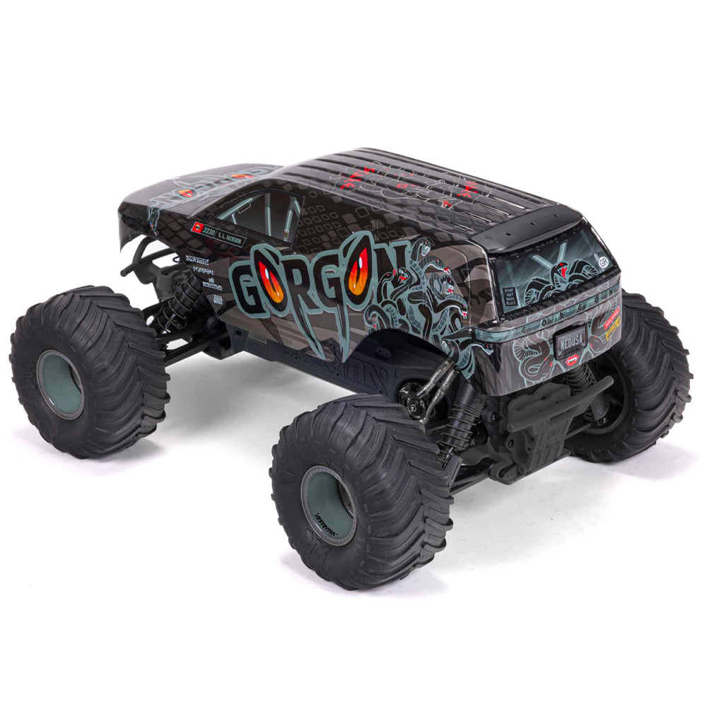 Arrma Gorgon 2WD Monster Truck 1:10 RC Car RTA Assembly Kit - Black ARA3230SKT1