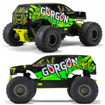 Arrma Gorgon 2WD Monster Truck 1:10 RTR RC Car - Yellow ARA3230ST1
