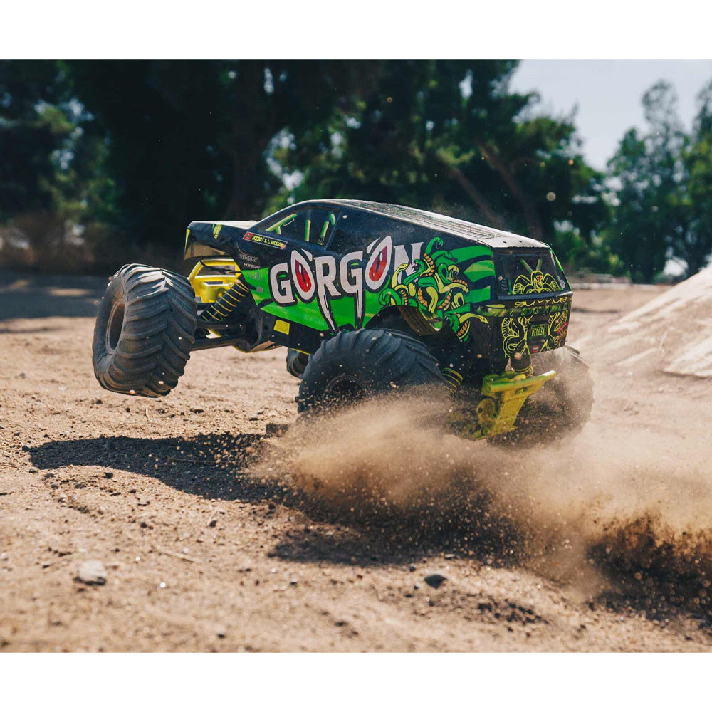 Arrma Gorgon 2WD Monster Truck 1:10 RTR RC Car - Yellow ARA3230ST1