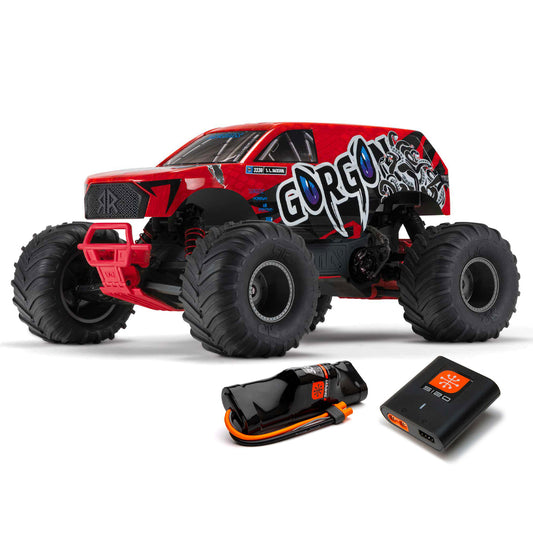 Arrma Gorgon 2WD Monster Truck 1:10 RTR RC Car - Red ARA3230ST2
