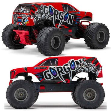 Arrma Gorgon 2WD Monster Truck 1:10 RTR RC Car - Red ARA3230ST2