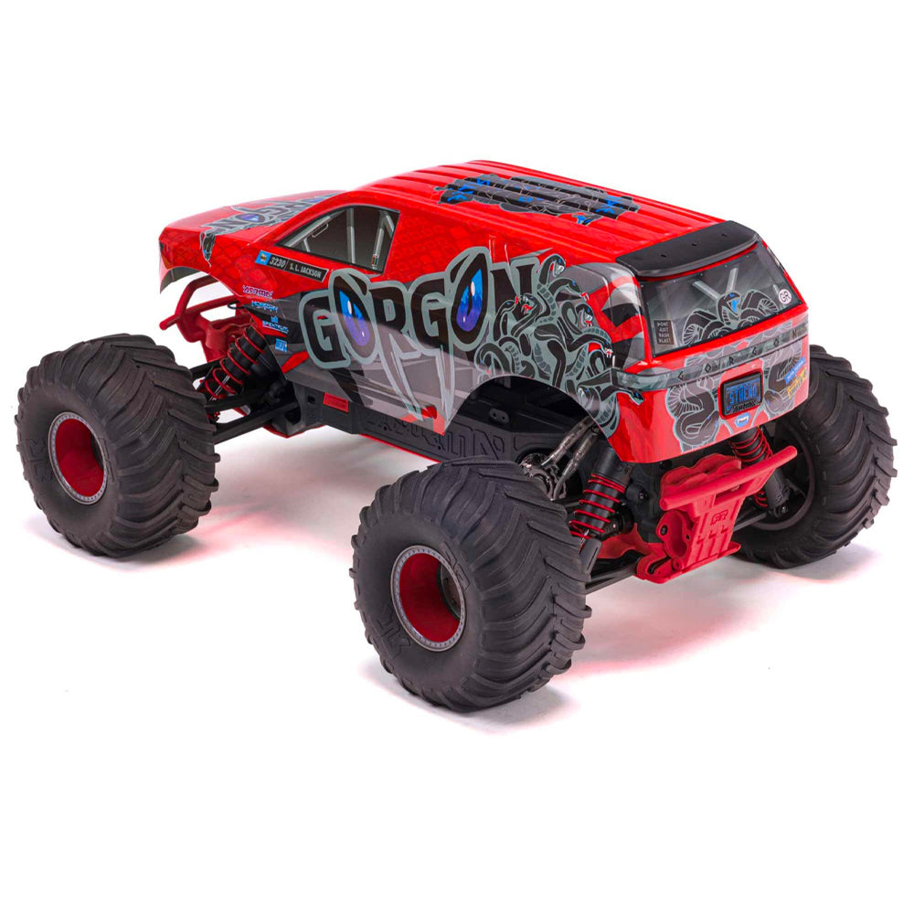 Arrma Gorgon 2WD Monster Truck 1:10 RTR RC Car - Red ARA3230ST2