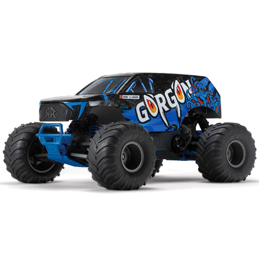 Arrma Gorgon 2WD Monster Truck 1:10 RTR RC Car - Blue ARA3230T1