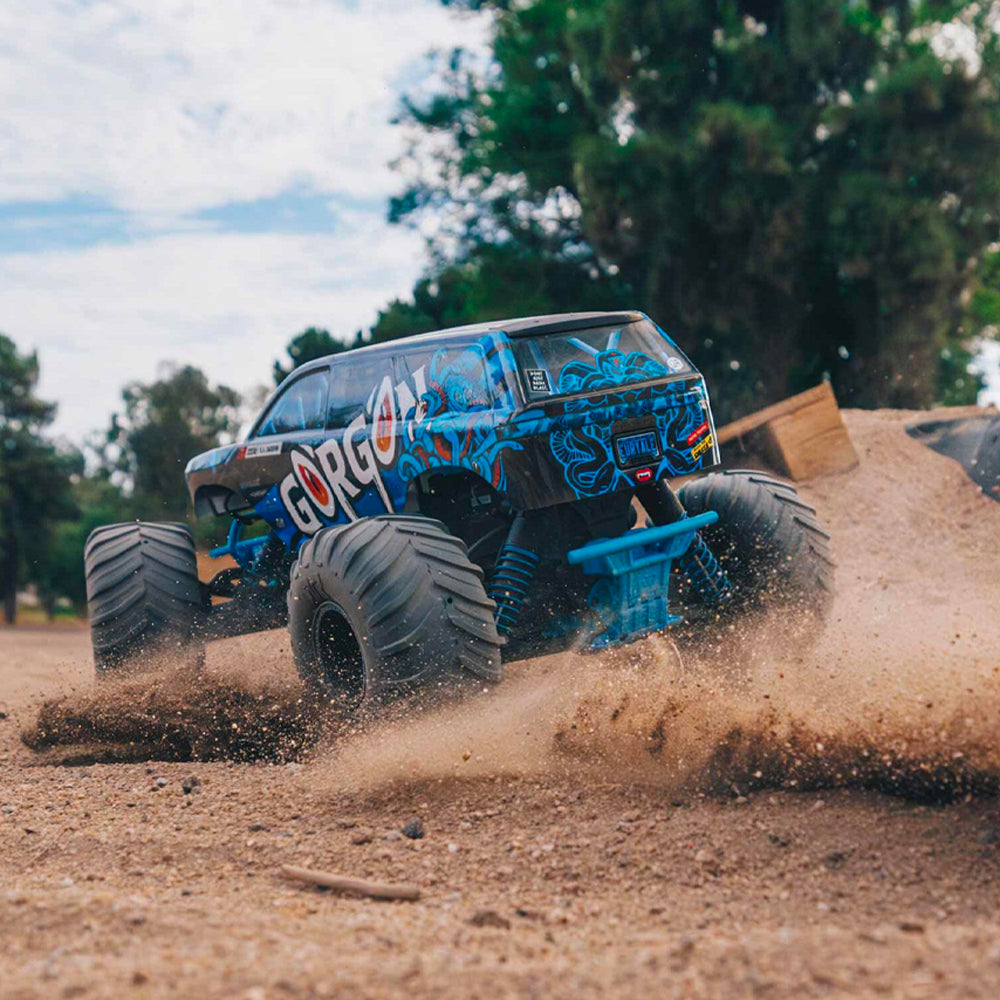 Arrma Gorgon 2WD Monster Truck 1:10 RTR RC Car - Blue ARA3230T1