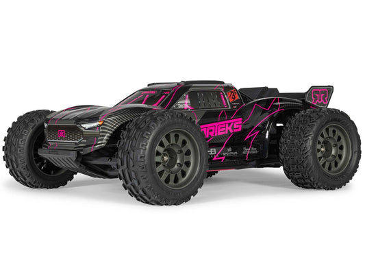 Arrma 1/10 Vorteks 223S DSC Brushless 2WD Stadium Truck RTR - Pink