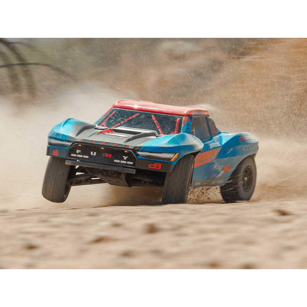 Arrma FURY 223S BLX 4X2 SCT w/DSC 1:10 RTR RC Car - Blue