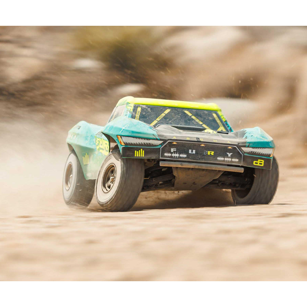 Arrma FURY 223S BLX 4X2 SCT w/DSC 1:10 RTR RC Car - Green