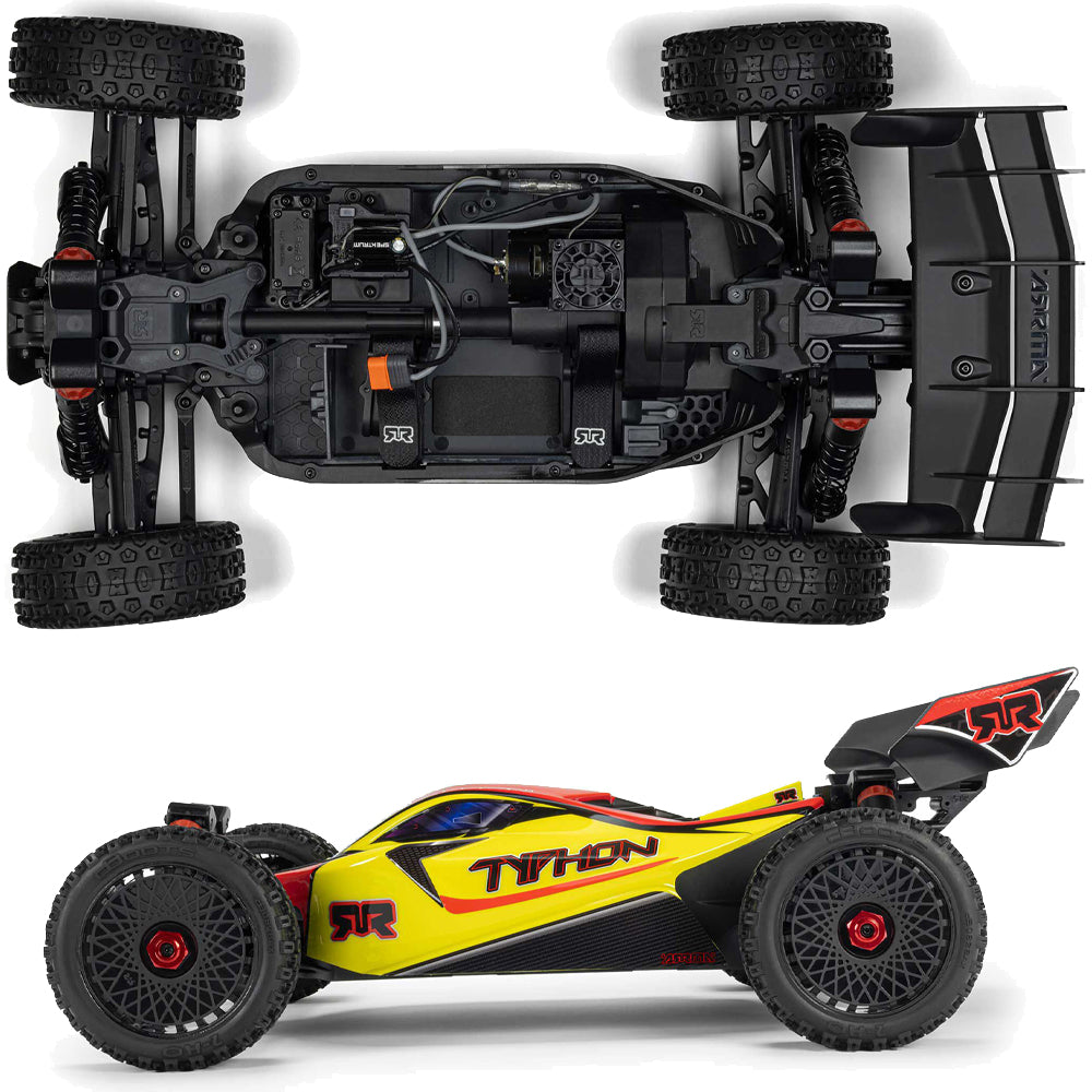 Arrma Typhon MEGA 665 4X4 RTR RC Buggy - Yellow