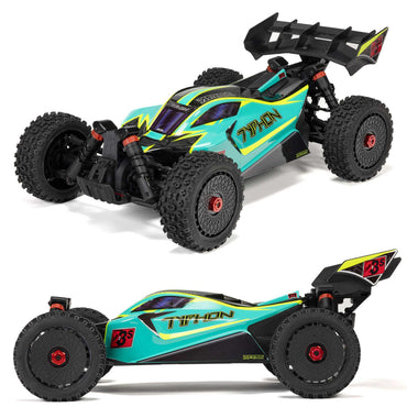 Arrma TYPHON 223S BLX 4X4 Buggy w/DSC 1:10 RTR RC Car - Green
