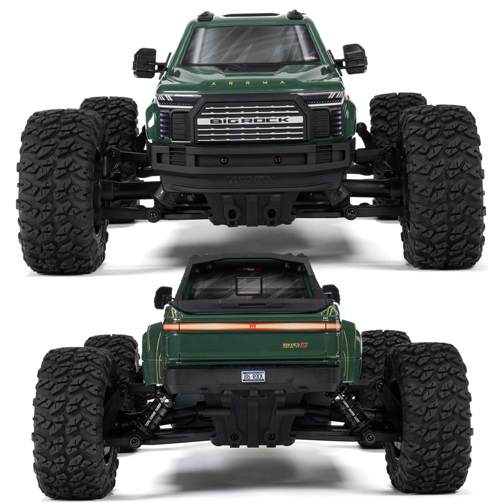Arrma BIG ROCK 223S DSC 4X4 1:10 RTR Monster Truck - Green