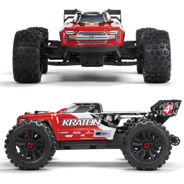 ARRMA Kraton 4S V2 4x4 BLX Center Diff Speed Monster Truck 1:10 RTR RC Car - Red