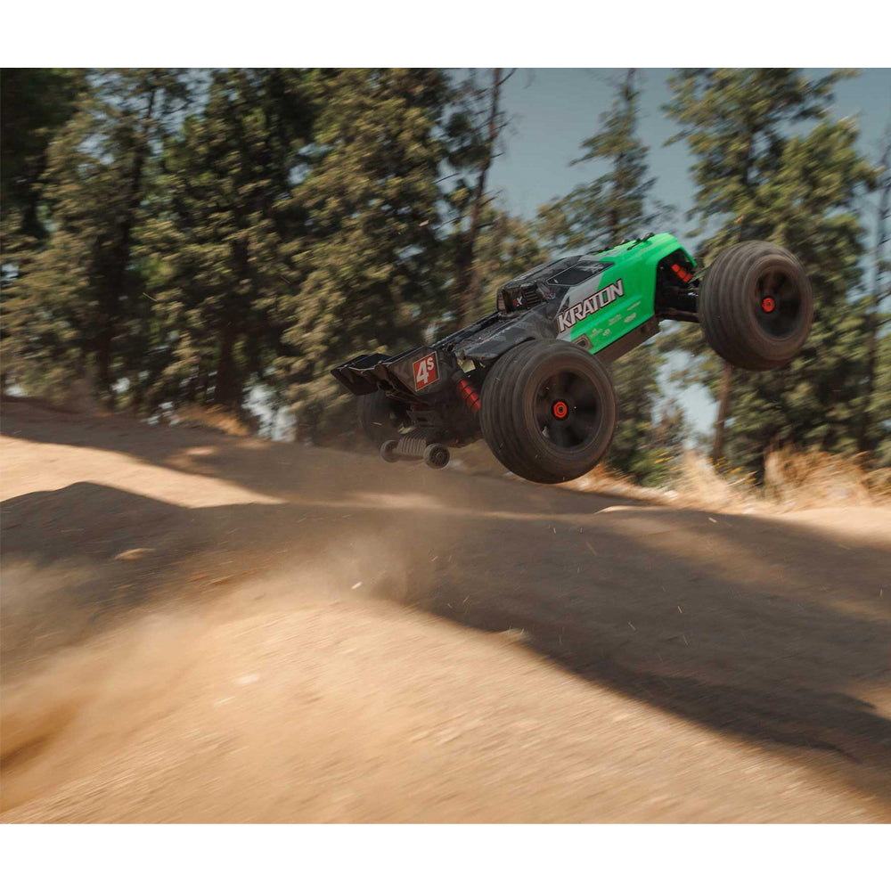 ARRMA Kraton 4S V2 4x4 BLX Center Diff Speed Monster Truck 1:10 RTR RC Car - Green