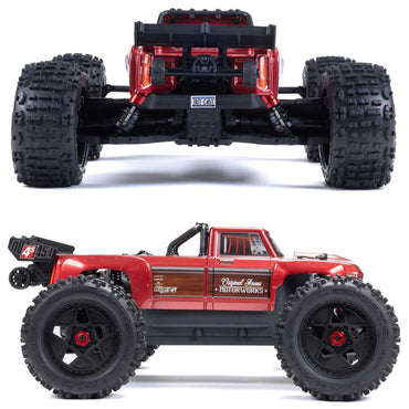 Arrma Outcast 4x4 4S V2 BLX 1:10 RTR RC Monster Stunt Truck - Red