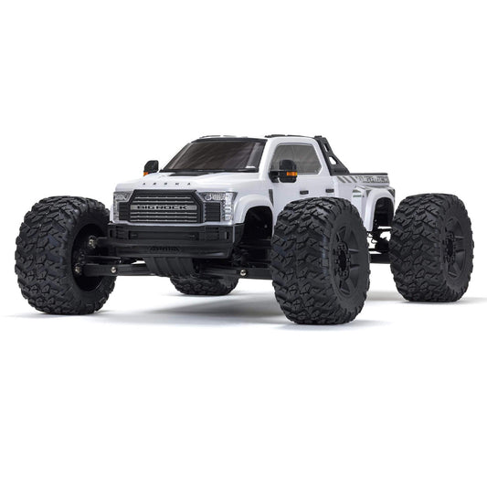 Arrma Big Rock 6S 4x4 BLX RTR 1:7 RC Monster Truck - White