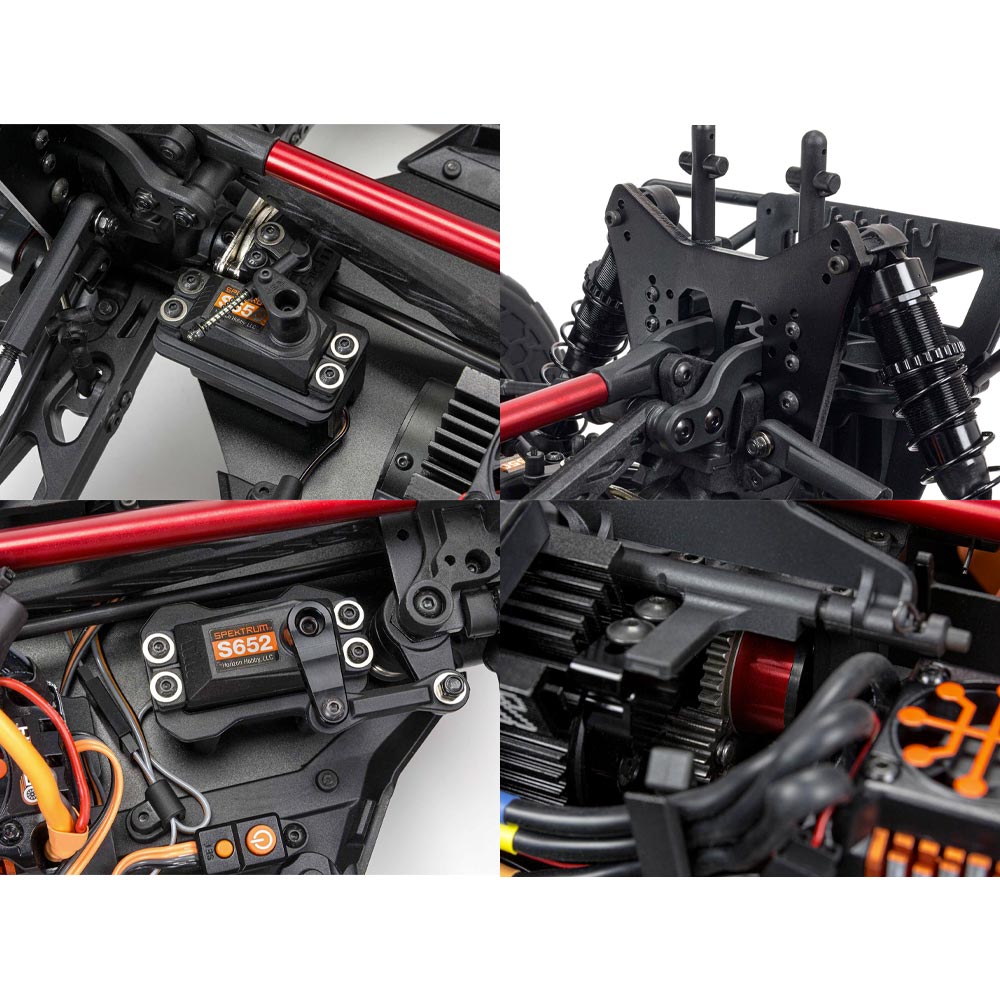 Arrma Fireteam 6S 4WD BLX Speed Assault Vehicle RTR Black RC Car