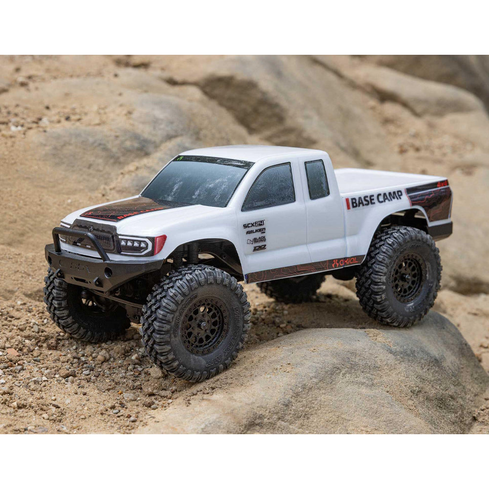 Axial SCX24 Base Camp 4WD RTR 1:24 Rock Crawler - White