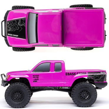 Axial SCX24 Base Camp 4WD RTR 1:24 Rock Crawler - Pink