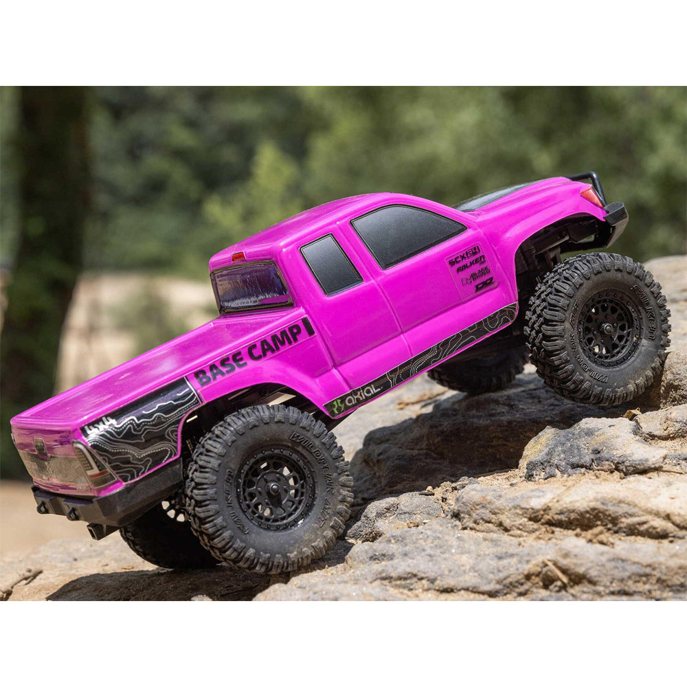 Axial SCX24 Base Camp 4WD RTR 1:24 Rock Crawler - Pink