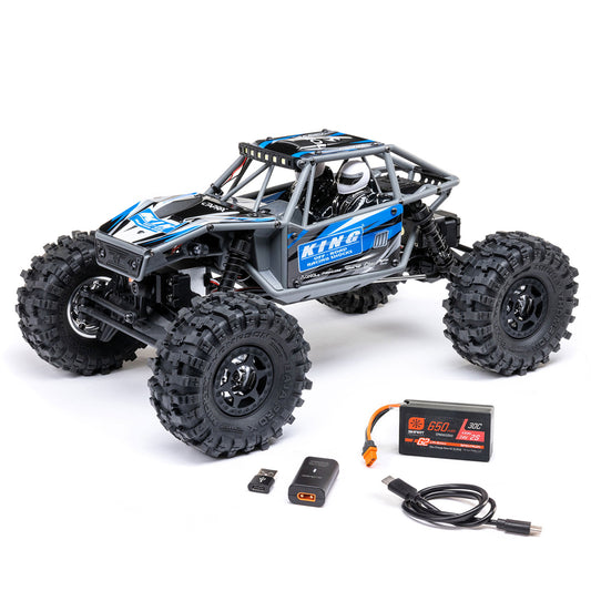 Axial UTB18 Capra 4WS 4WD RTR 1:18 Trail Buggy - Blue (w/Battery & Charger)