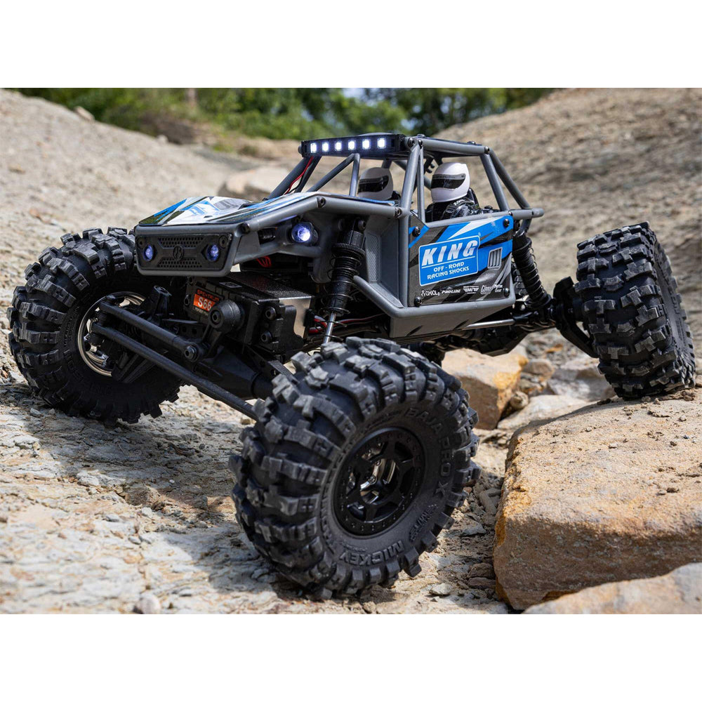 Axial UTB18 Capra 4WS 4WD RTR 1:18 Trail Buggy - Blue (w/Battery & Charger)