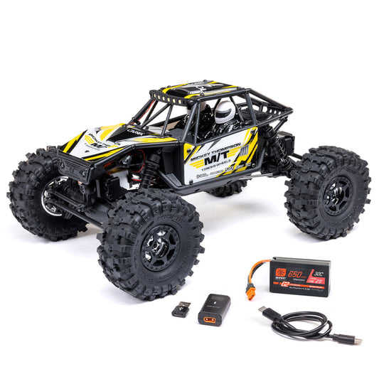 Axial UTB18 Capra 4WS 4WD RTR 1:18 Trail Buggy - Yellow (w/Battery & Charger)