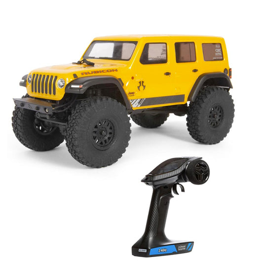 Axial SCX24 2019 Jeep Wrangler JLU CRC 1:24 4WD-RTR RC Crawler Car Yellow