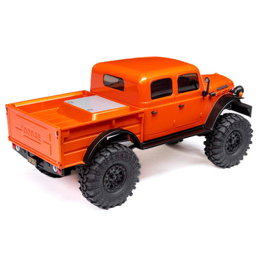 SCX24 Dodge Power Wagon 4WD 1:24 RTR Rock Crawler - Orange AXI00007T1