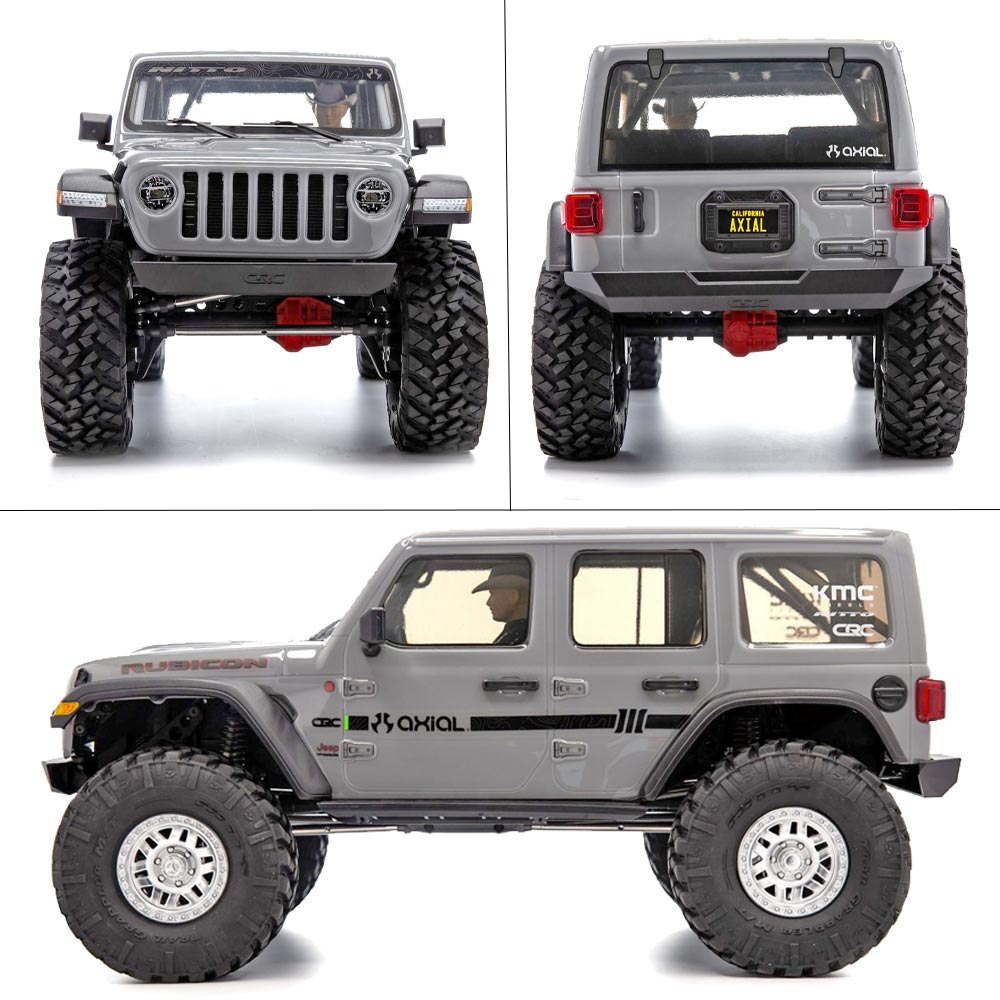 Axial SCX10III Jeep JLU Wrangler w/Portals 1:10 RTR Grey