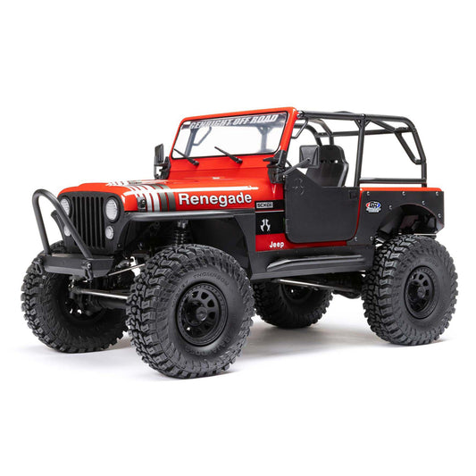 Axial SCX10 III Jeep CJ-7 4WD Brushed RTR RC Crawler - Red