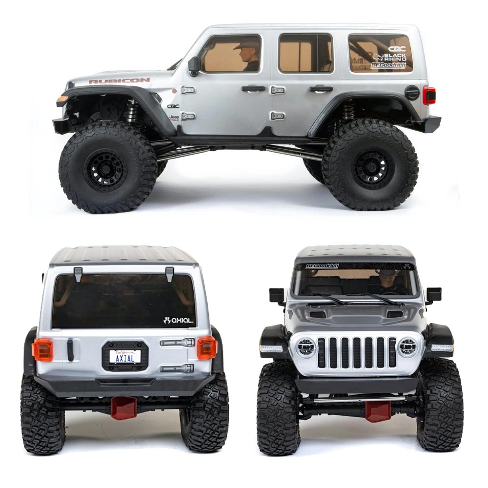 Axial SCX6 Jeep JLU Wrangler 4WD Rock Crawler Silver 1:6 RTR RC Car AXI05000T2