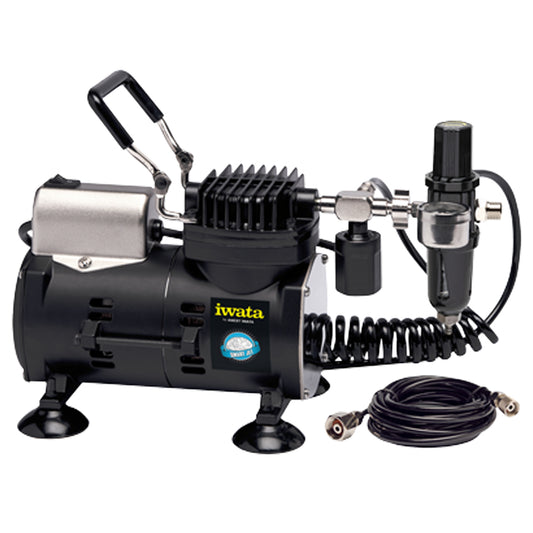 Iwata Smart Jet Airbrush Compressor Single Piston w/Hose