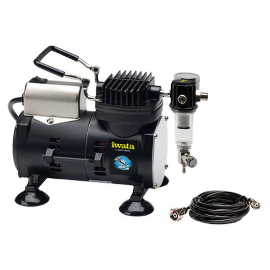 Iwata Sprint Jet Airbrush Compressor Single Piston w/Hose