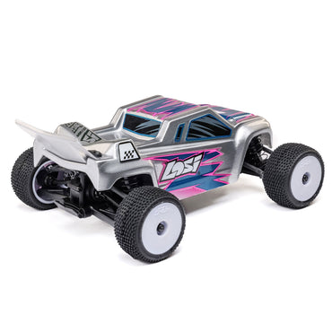Losi Micro-T 2WD Stadium Truck 1:28 RTR RC Car - Silver