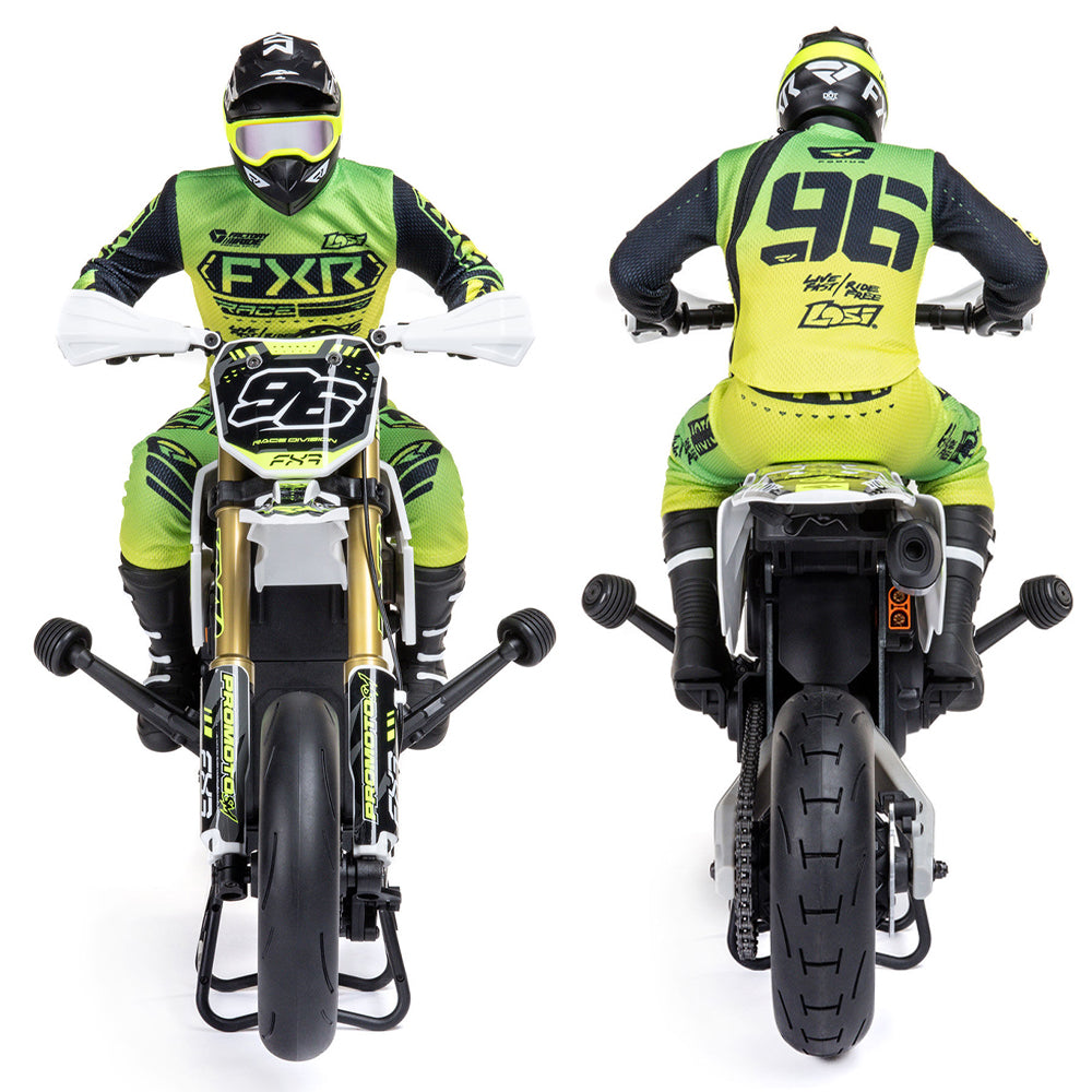 Losi Promoto-SM FXR Supermoto 1:4 RTR RC Motorcycle w/Battery & Charger